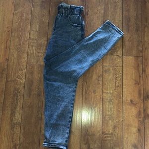 Paper-Bag Waist Jeans